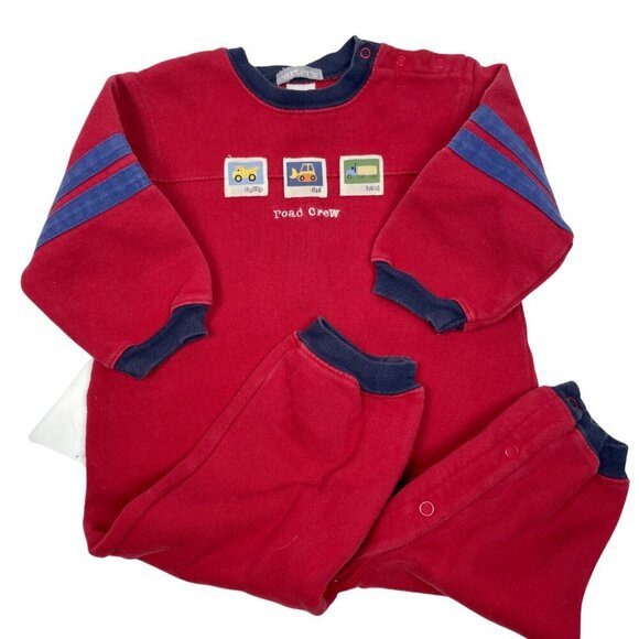 Vintage Carter's Road Crew Red Cotton Onesie Size: 18 month - Picture 1 of 6